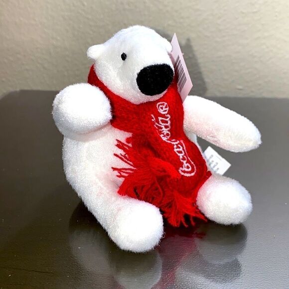 4” Coca-Cola Polar Bear Plush - Picture 1 of 5